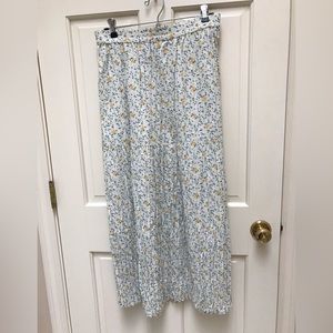 Flowered Print Skirt Size 18W